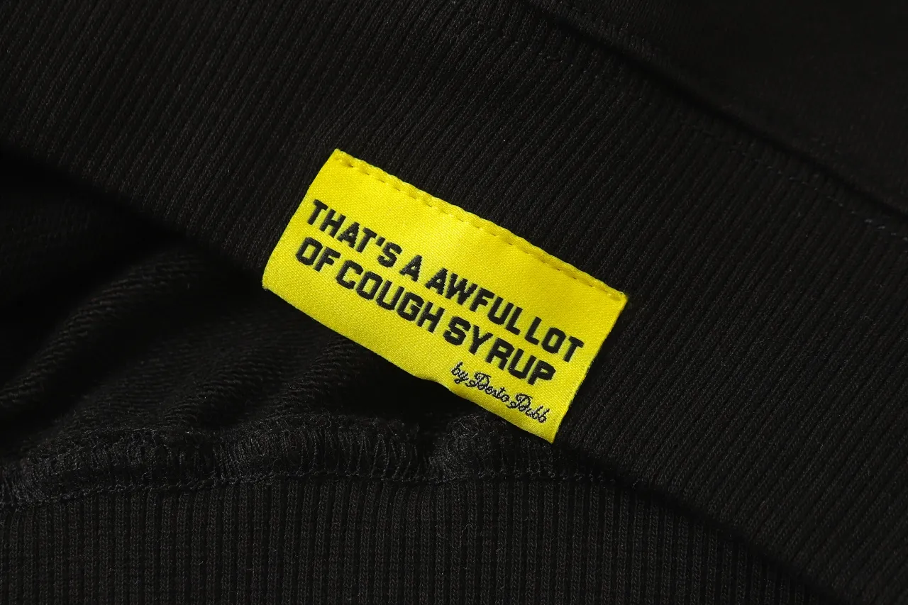 C Black I THAT'S A AWFUL LOT OF COUGH SYRUP In Stock Same Style. （fabric): 100 Sizes（size）：S-M L X L （colour）：